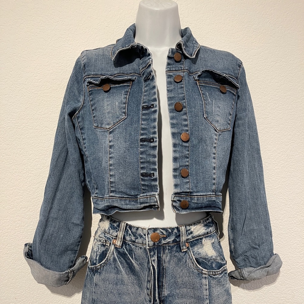 Crop top jeans Jacket